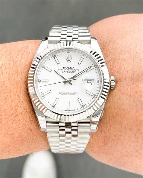 rolex datejust jubilee armband|rolex datejust 41 white jubilee.